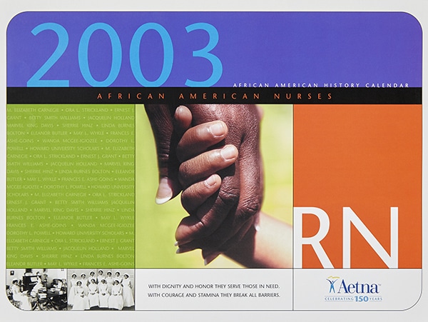 Calendar cover for 2003